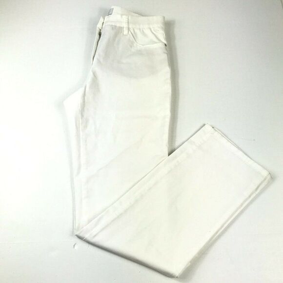 Brax Carola Trousers Size 27 White Straight Leg - Picture 1 of 12